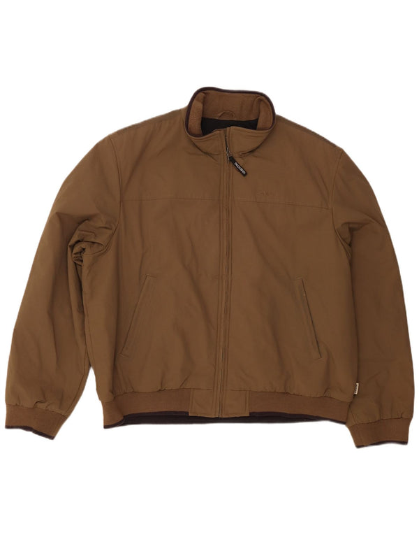 Ανδρικό μπουφάν Geox Respira Bomber UK 48 4XL Brown Nylon
