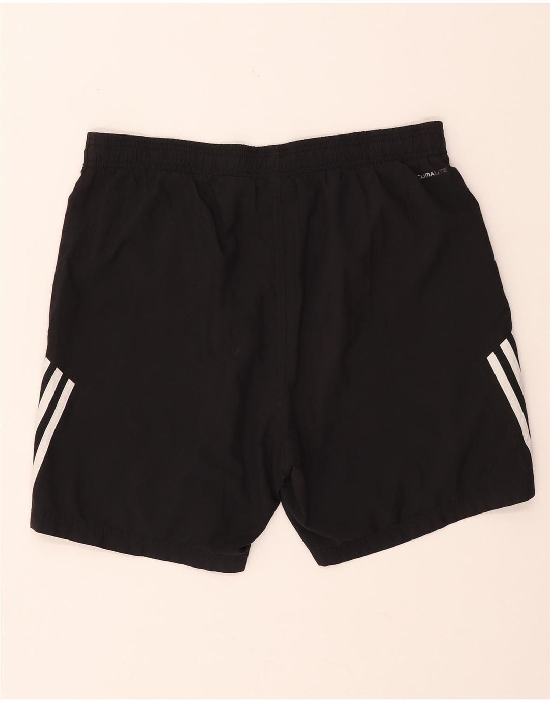Ανδρικό σορτς Adidas Climalite από μεσαίο μαύρο πολυεστέρα