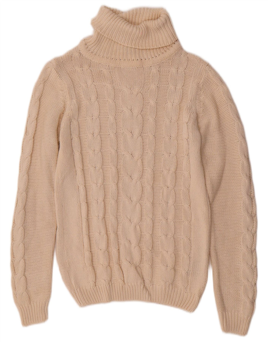Esmara Γυναικείο πουλόβερ με ρολό λαιμόκοψη UK 14/16 Medium Off White