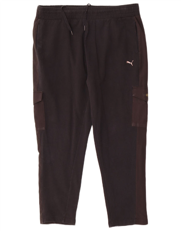 Puma Γυναικεία φόρμα Cargo Παντελόνι UK 14 Large Μαύρο