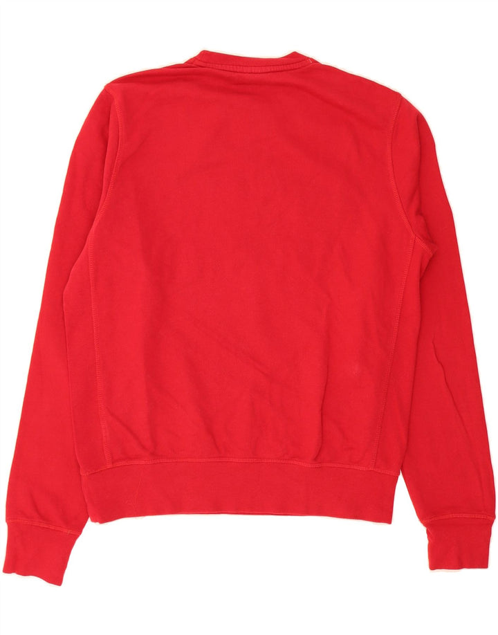CONVERSE Mens Graphic Sweatshirt Jumper Large Red Cotton Vintage Converse and Second-Hand Converse from Messina Hembry 