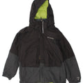 COLUMBIA Boys Windbreaker Jacket 10-11 Years Small  Grey Colourblock Vintage Columbia and Second-Hand Columbia from Messina Hembry 