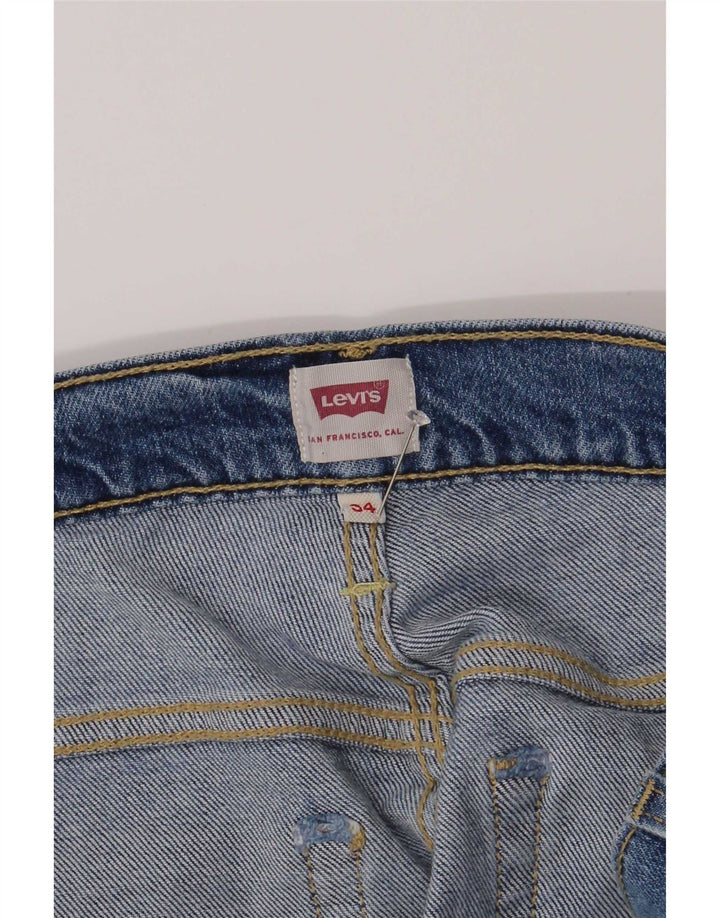 Γυναικείο τζιν ίσιο Levi's W34 L27 Μπλε βαμβακερό
