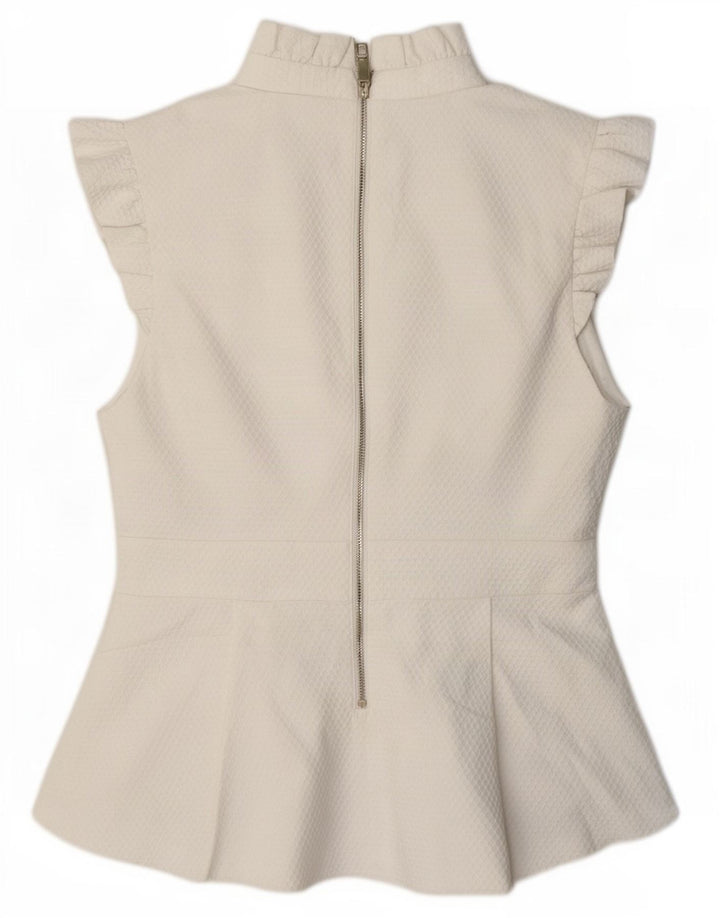 Γυναικεία μπλούζα Ted Baker Top Size 4 Large White Polyester