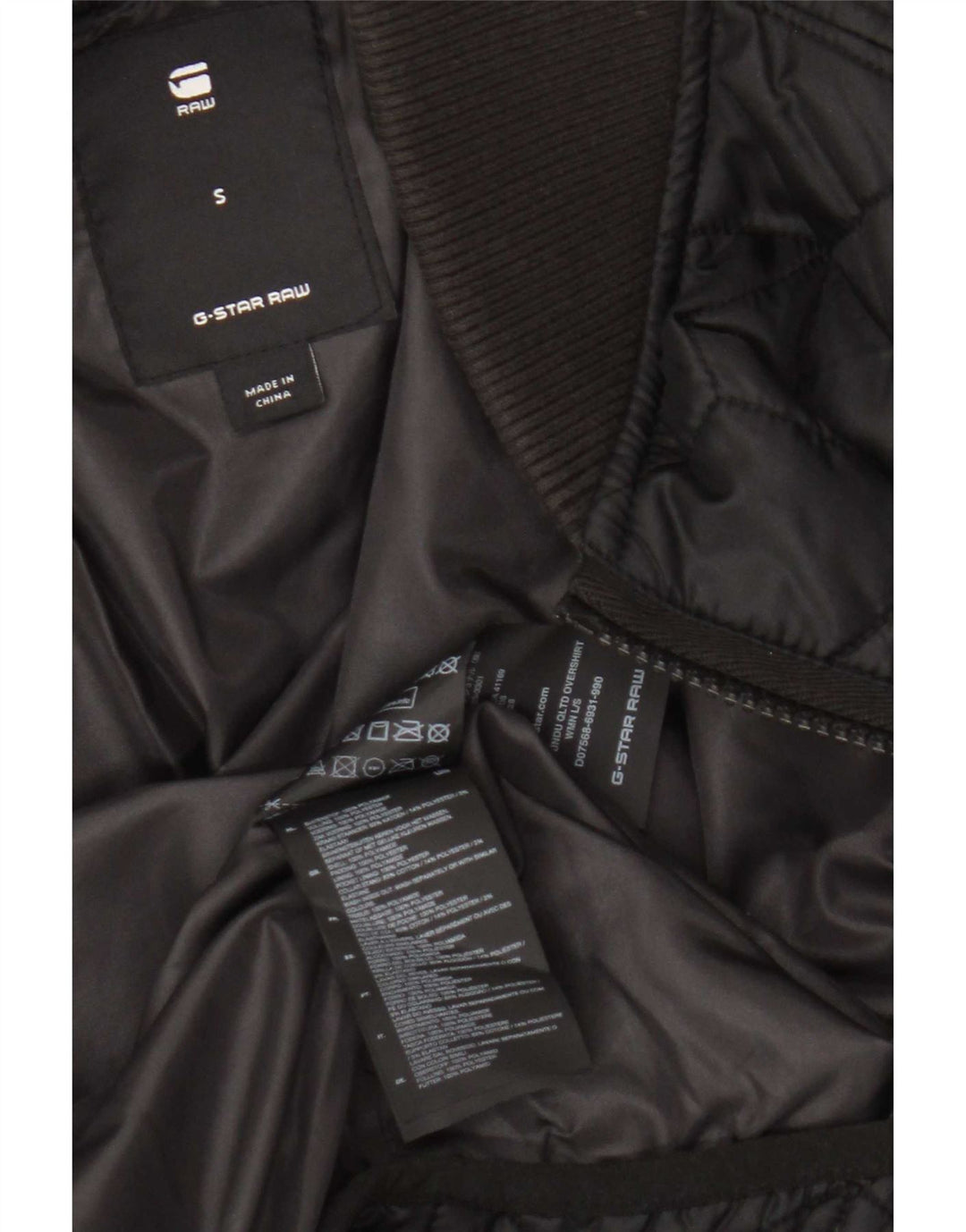 G-Star Γυναικείο καπιτονέ Bomber Jacket UK 10 Small Black Polyamide