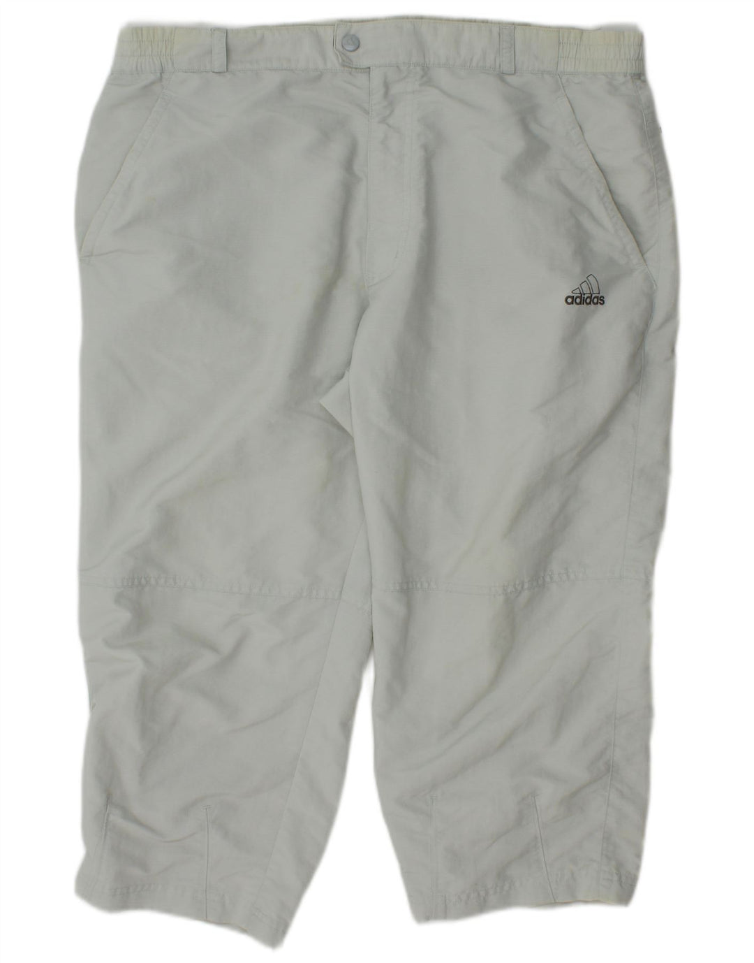Ανδρικό ίσιο παντελόνι Capri Adidas W34 L21 Off White Polyamide