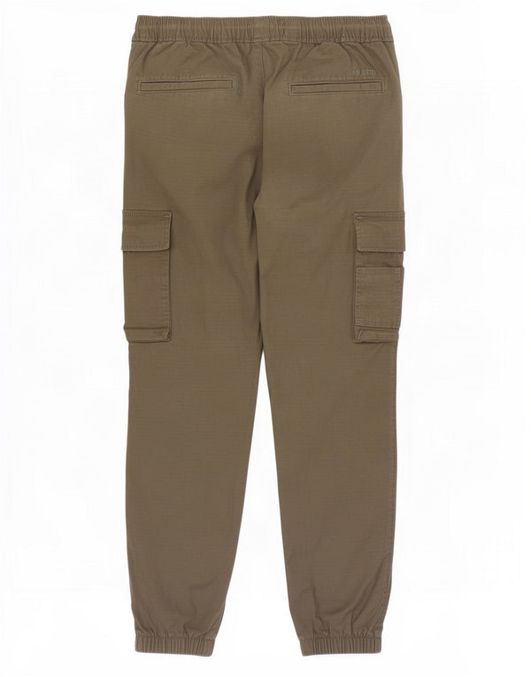 Hollister Ανδρικό Joggers Παντελόνι Cargo Medium W32 L28 Χακί Βαμβακερό