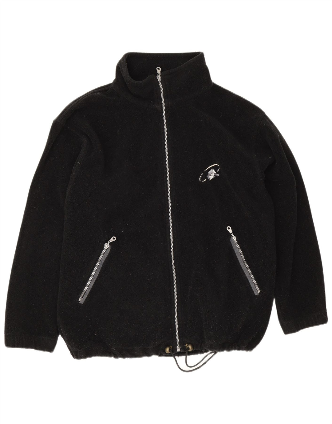 Vintage Ανδρικό Fleece Jacket UK 42 XL Μαύρο