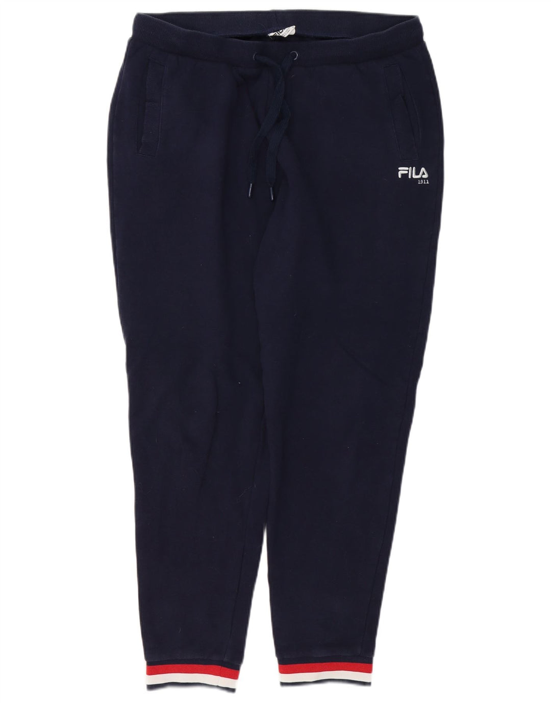 Γυναικεία αθλητική φόρμα FILA Παντελόνι Joggers UK 14 Large Navy Blue Cotton