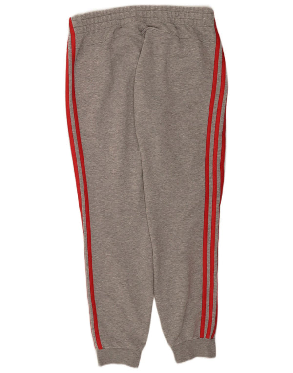 Adidas Γυναικεία φόρμα παντελόνι Joggers UK 12/14 Μεσαίο γκρι βαμβακερό