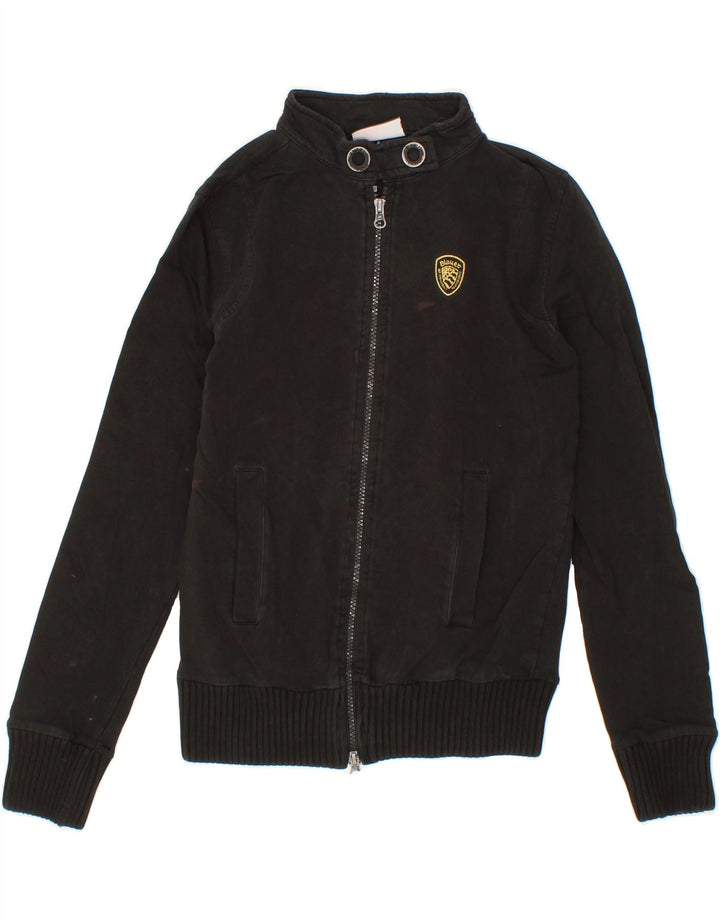 BLAUER Womens Bomber Jacket UK 10 Small Black Cotton Vintage Blauer and Second-Hand Blauer from Messina Hembry 