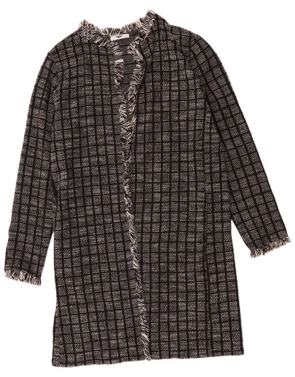 Ζακέτα Zara Γυναικεία Loose Fit UK 14 Medium Black Geometric