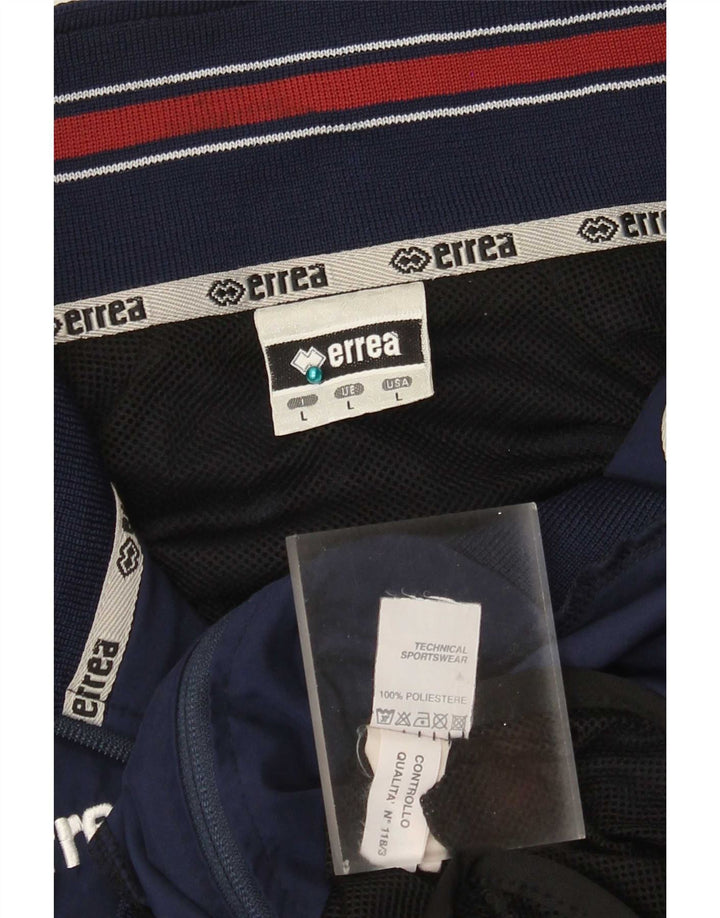 Ανδρική φόρμα Errea Top Jacket Large Navy Blue Colourblock Polyester