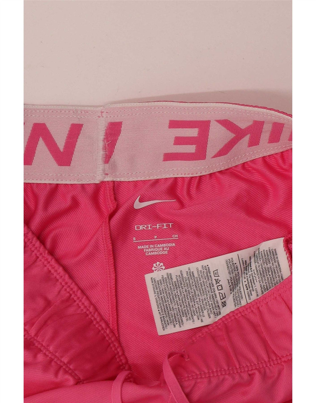 Γυναικείο αθλητικό σορτς Nike Dri Fit UK 10 Small Pink Polyester