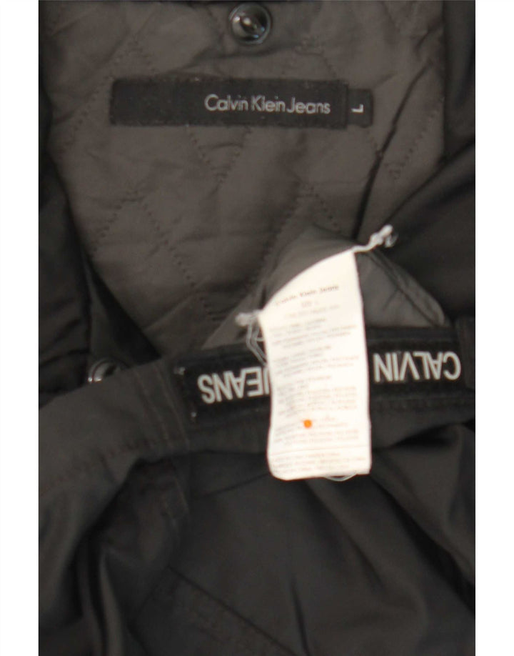 Calvin Klein Jeans Ανδρικό Utility Jacket UK 40 Large Black Polyamide