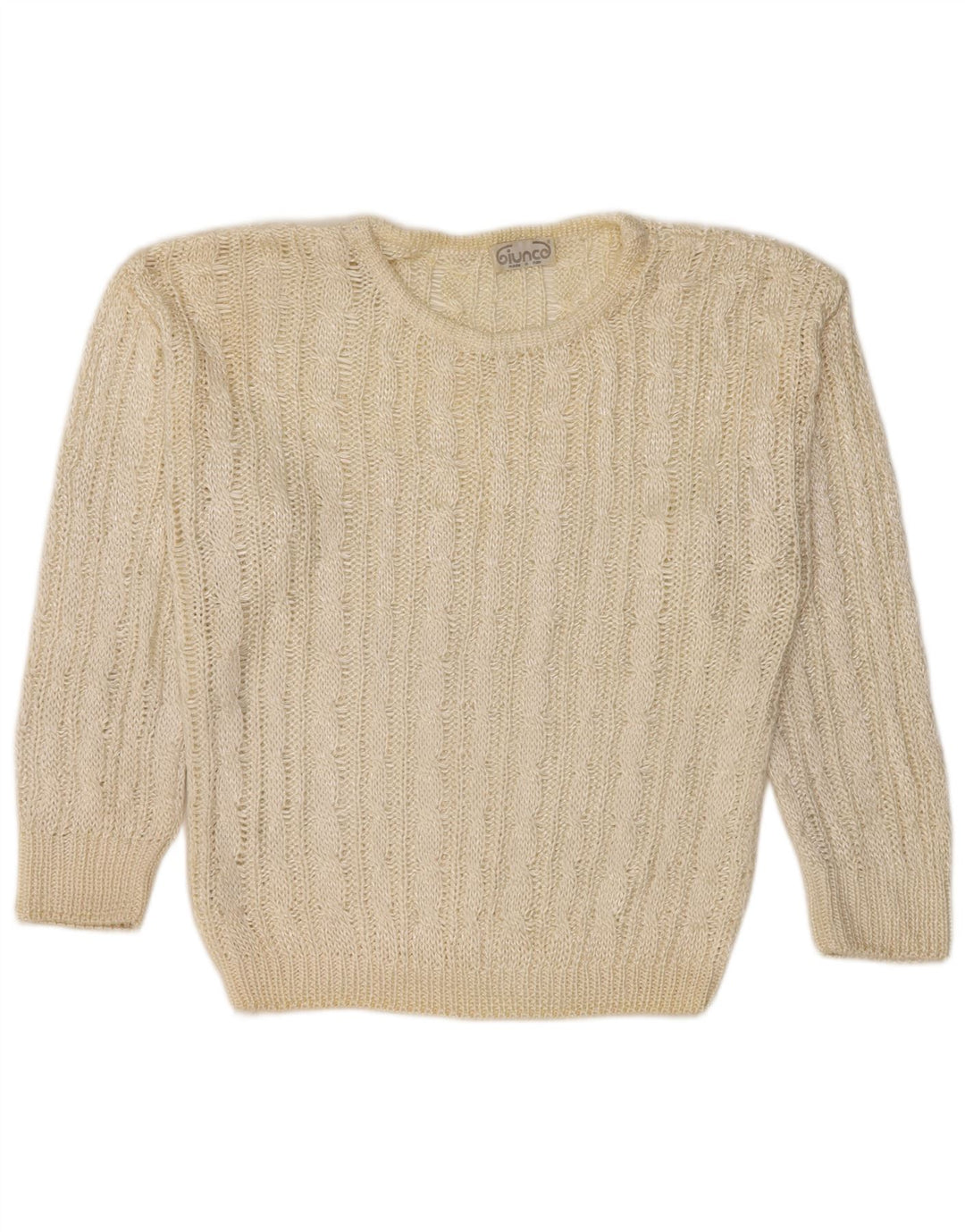 Γυναικείο πουλόβερ Giunco Crew Neck Jumper UK 14 Medium Off White