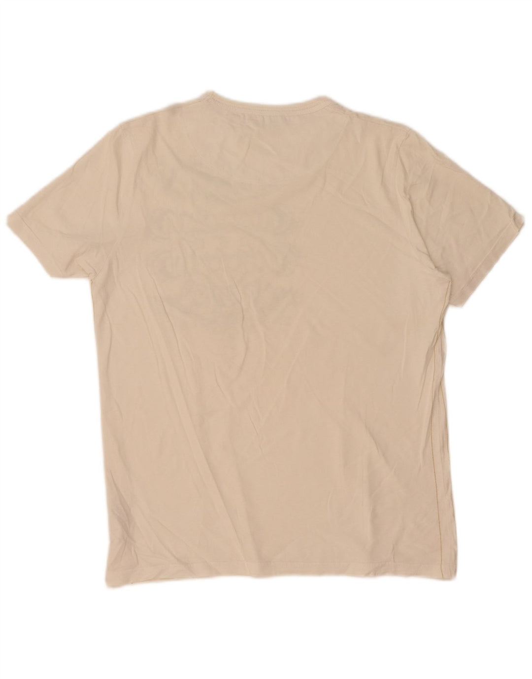 Ανδρικό T-Shirt γραφικό Ted Baker Top Size 3 Μέτριο λευκό βαμβακερό