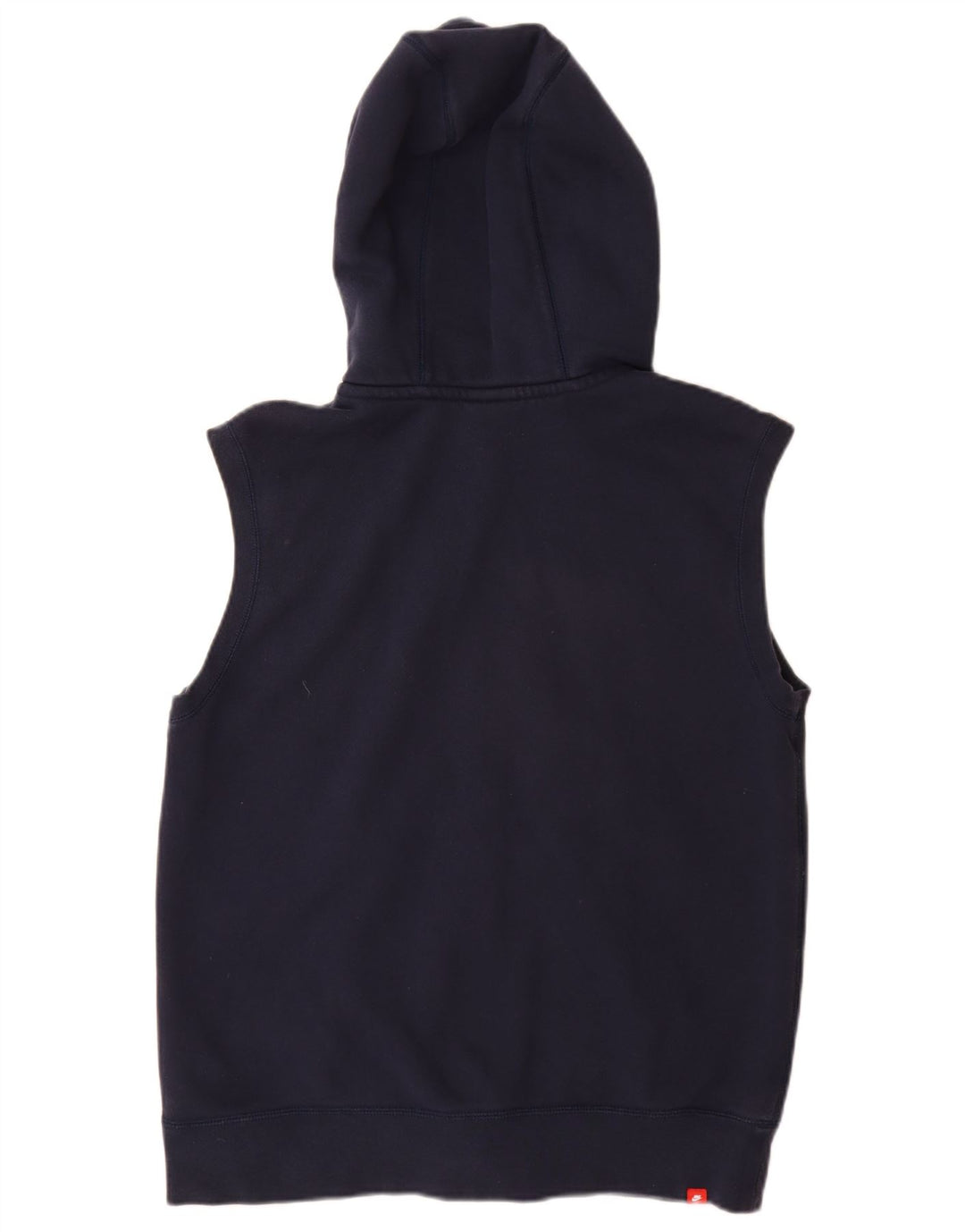 Γυναικείο πουλόβερ NIKE με κουκούλα με φερμουάρ UK 16 Μεγάλο μπλε βαμβακερό