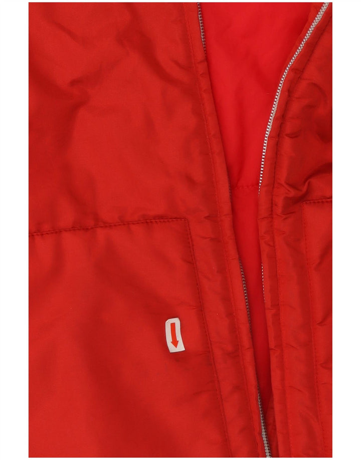 ELLESSE Γυναικείο Oversized padded Gilet UK 10 Small Red