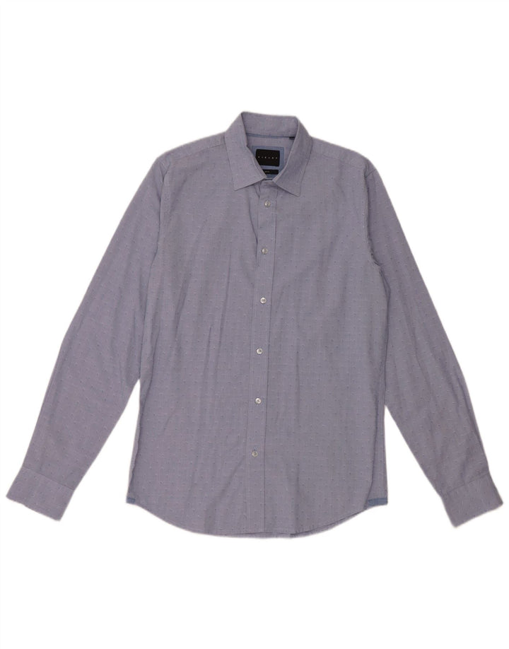 Ανδρικό πουκάμισο SISLEY Slim Fit Size 39 15 1/2 Medium Blue Spotted