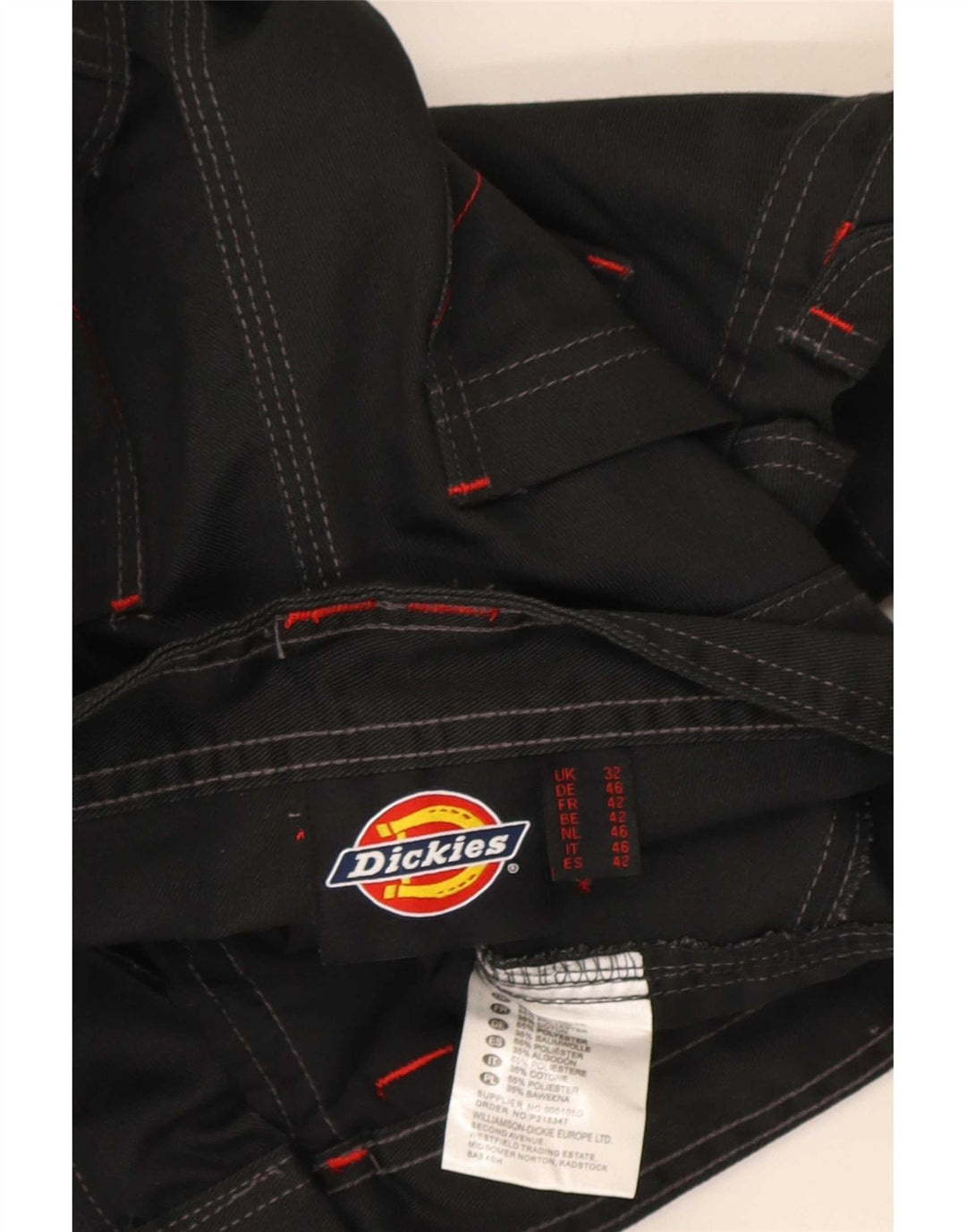Ανδρικό σορτς Cargo Dickies W32 μεσαίο μαύρο πολυεστέρα