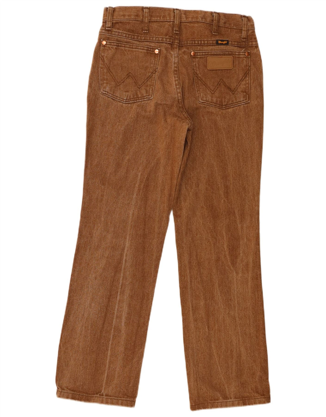 Γυναικείο ίσιο τζιν Wrangler W30 L30 Καφέ βαμβακερό