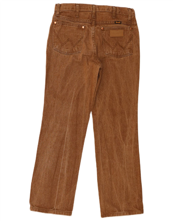 Γυναικείο ίσιο τζιν Wrangler W30 L30 Καφέ βαμβακερό