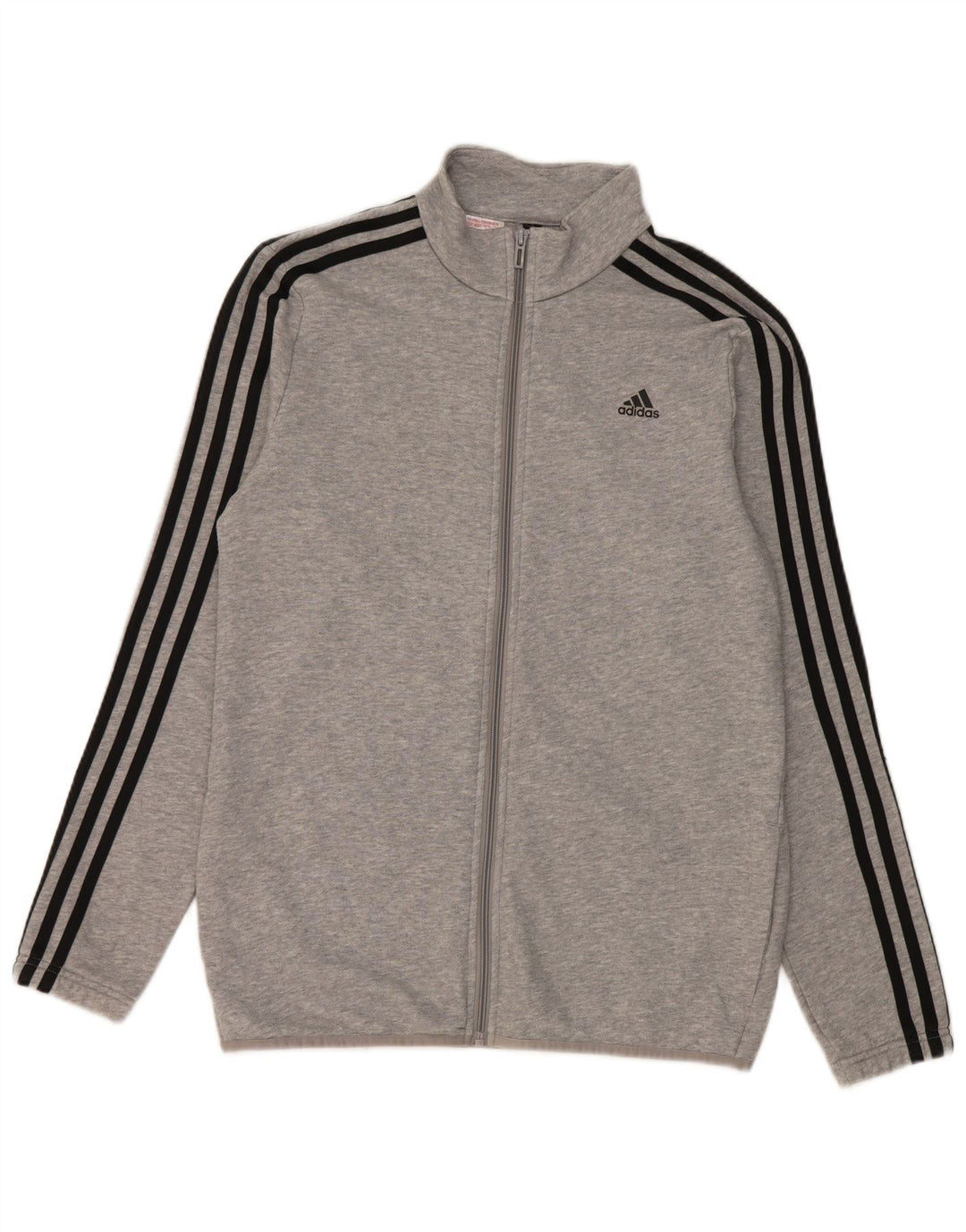 Adidas Boys αθλητική φόρμα τοπ μπουφάν 15-16 ετών Γκρι βαμβακερό