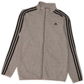 Adidas Boys αθλητική φόρμα τοπ μπουφάν 15-16 ετών Γκρι βαμβακερό