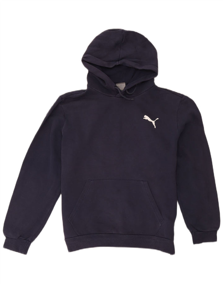 Puma Ανδρικό φούτερ με κουκούλα, μεσαίο ναυτικό βαμβακερό