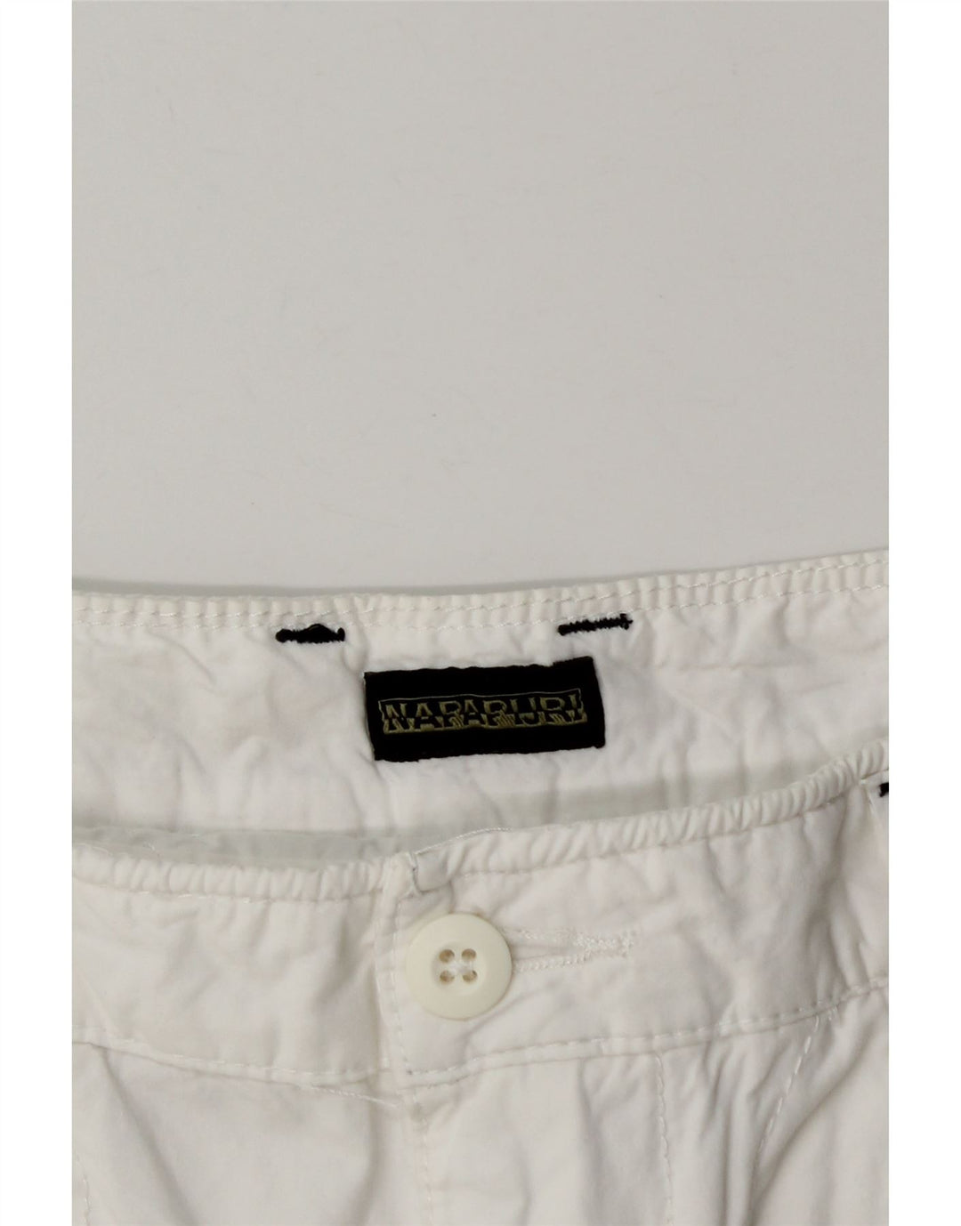 Ανδρικό σορτς Napapijri Graphic Cargo W30 Medium White