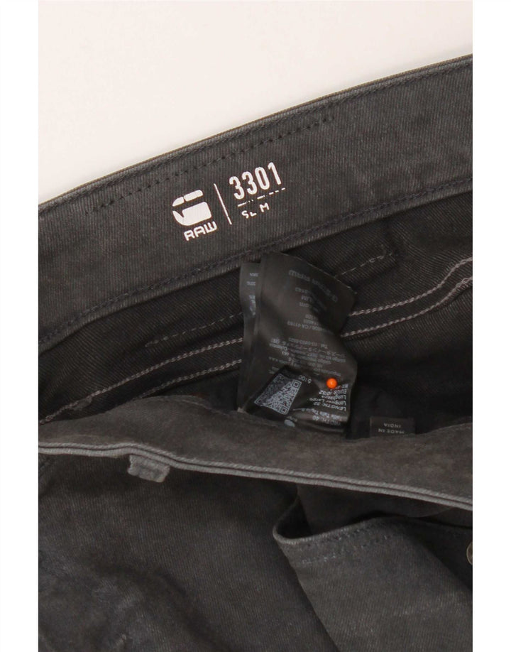 G-Star Ανδρικό 3301 Slim Jeans W40 L32 Γκρι βαμβακερό