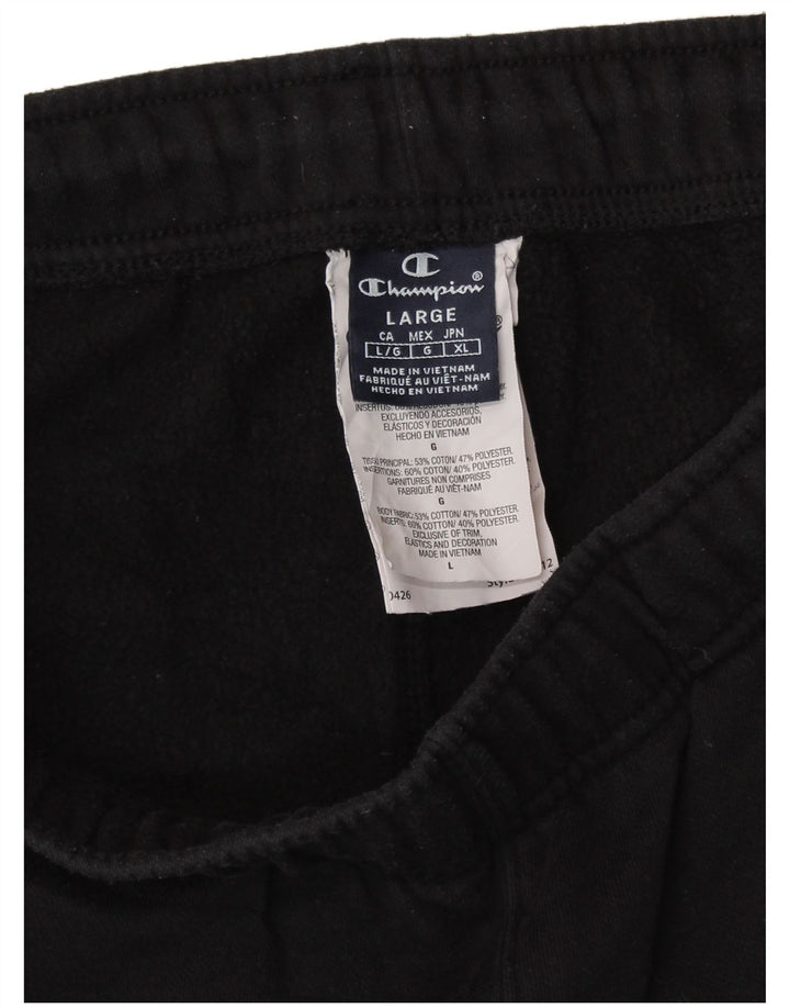 Champion Γυναικεία φόρμα παντελόνι UK 16 Large Μαύρο Βαμβακερό