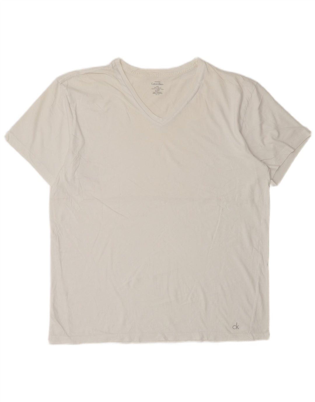 Ανδρικό T-Shirt Calvin Klein Top Large White