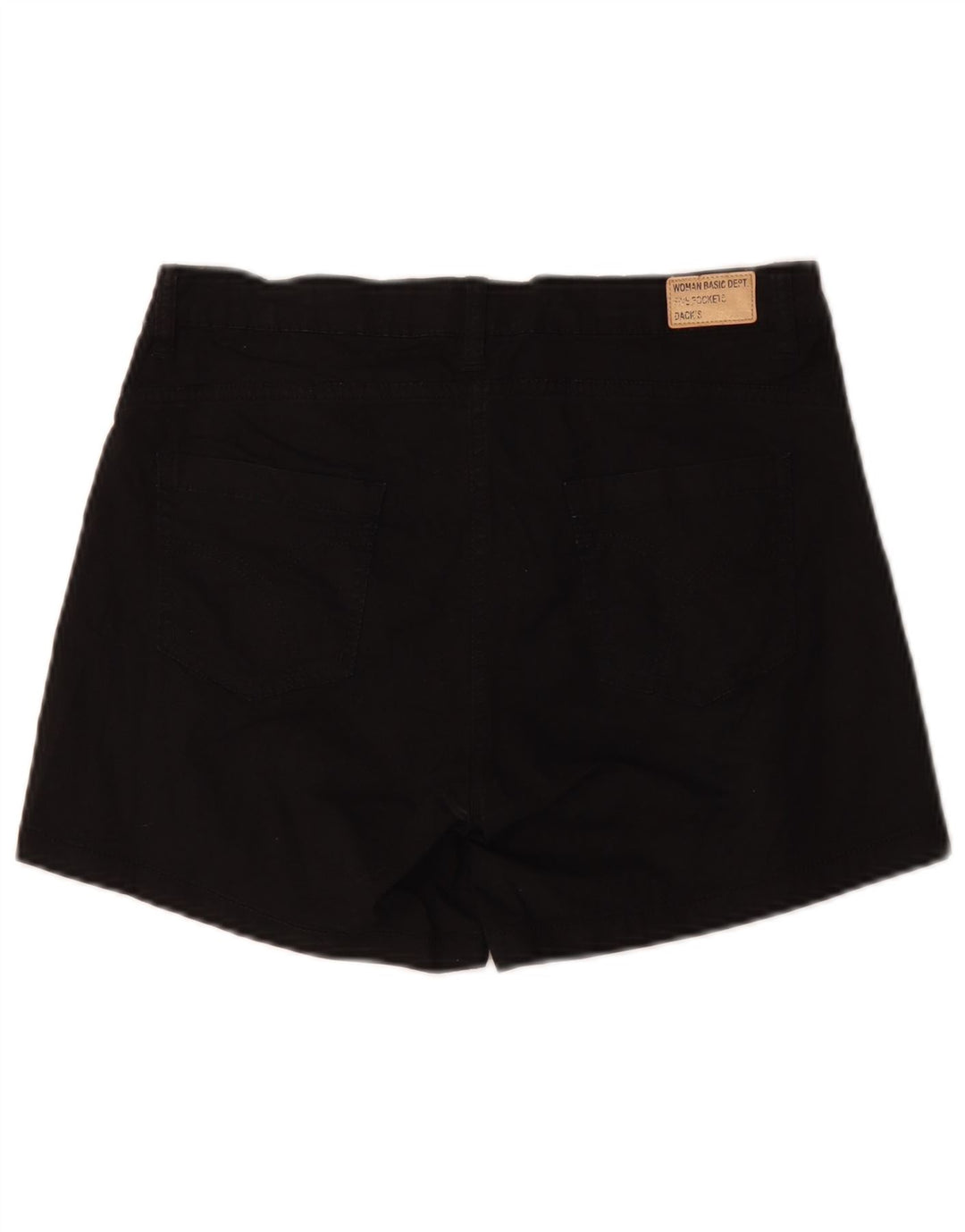Dack's γυναικείο ψηλόμεσο casual σορτς IT 44 Medium W32 μαύρο βαμβακερό