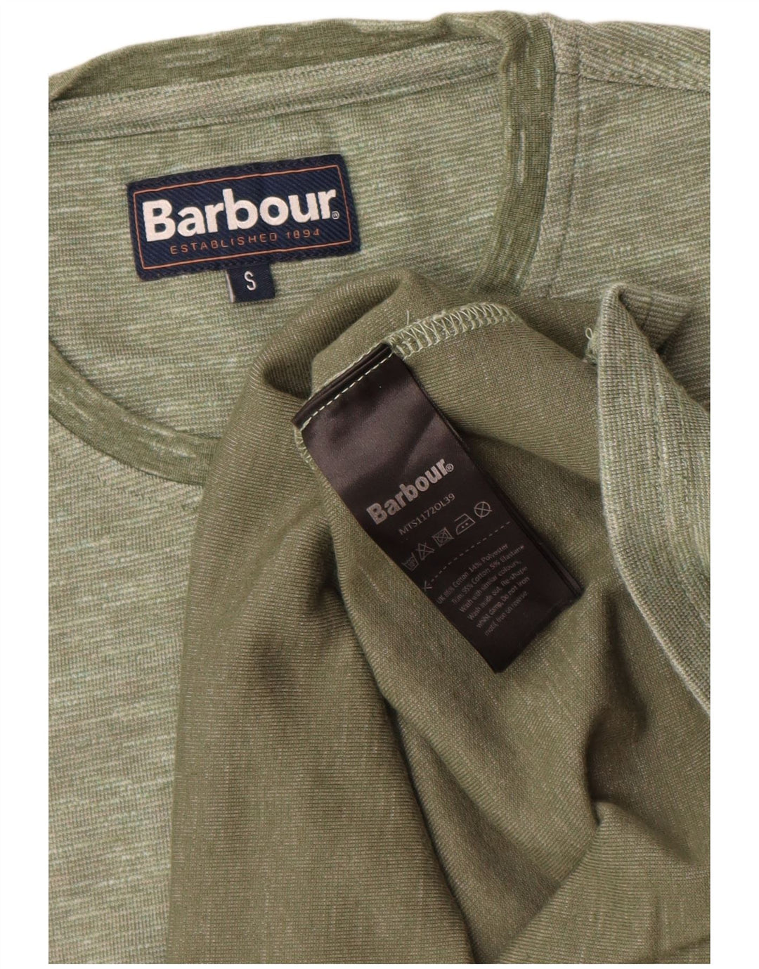 Ανδρικό T-Shirt Barbour Μπλουζάκι από βαμβακερό μικρό πράσινο