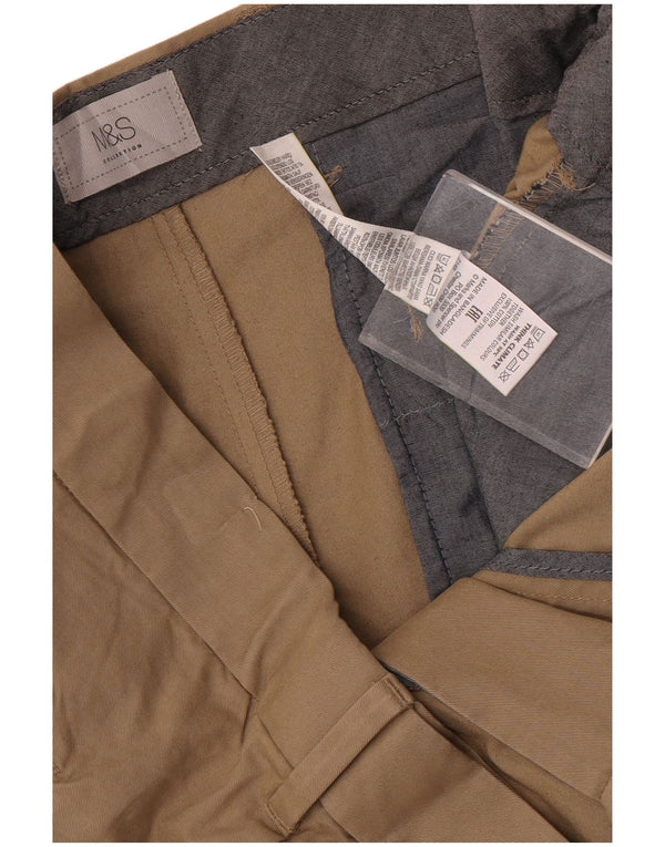 Ανδρικό σορτς Chino Marks & Spencer W42 2XL Μπεζ βαμβακερό