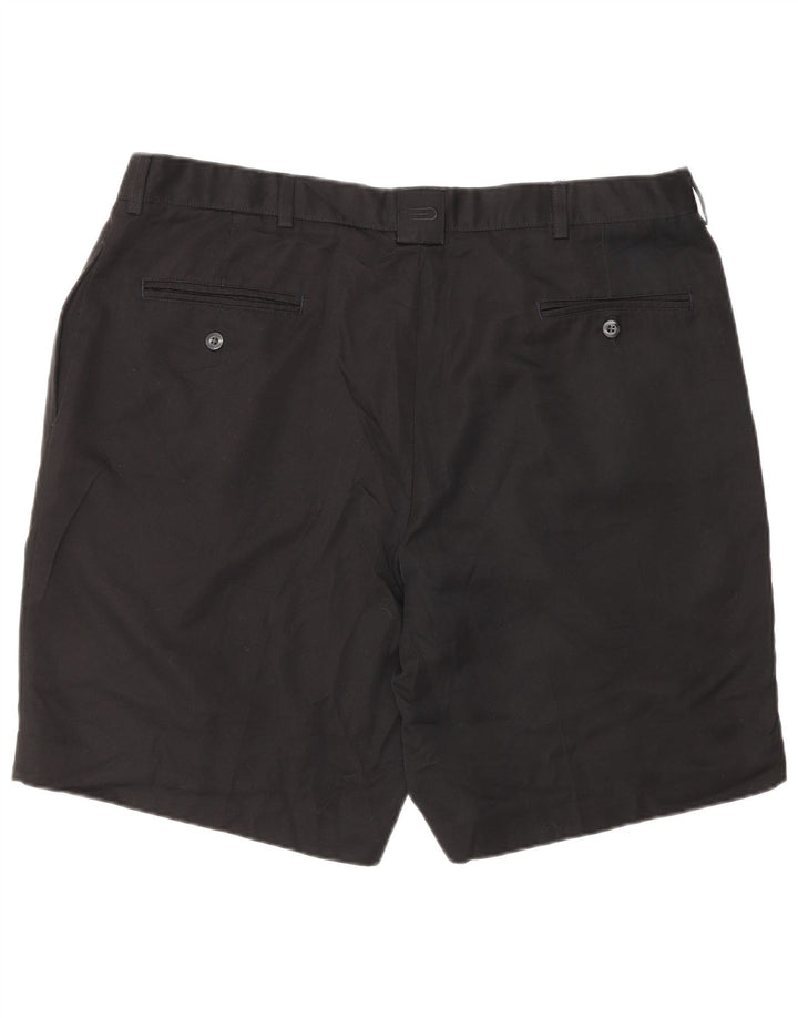 DOCKERS Ανδρικό σορτς chino με μανταλάκια γκολφ W40 XL μαύρο πολυεστέρα