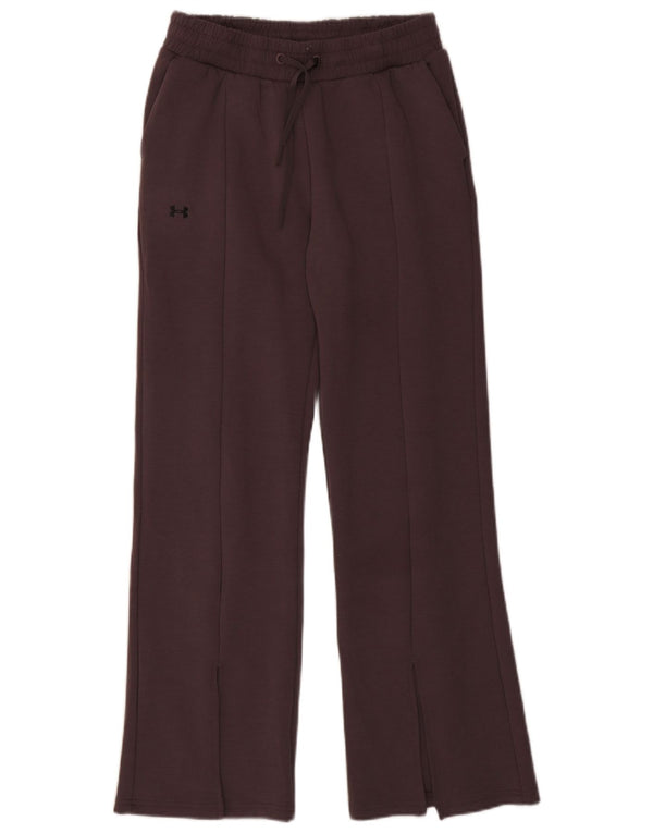 Under Armour Γυναικεία αθλητική φόρμα με φαρδύ πόδι UK 10 Small Brown Polyester