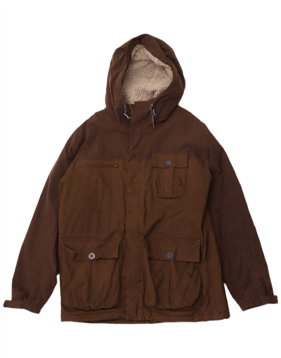 HELLY HANSEN Ανδρικό μπουφάν με κουκούλα Utility UK 42 XL καφέ πολυεστέρας