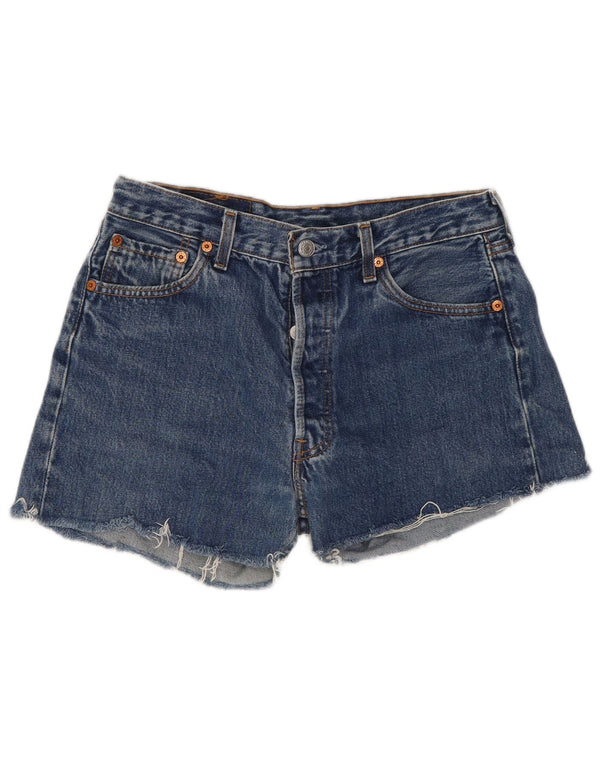 Γυναικείο σορτς Levi's 501 τζιν W30 μεσαίο μπλε βαμβακερό