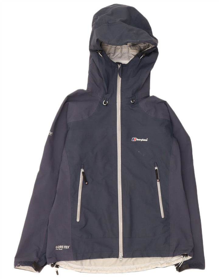 BERGHAUS Ανδρικό μπουφάν βροχής με κουκούλα UK 38 Medium Navy Blue Nylon