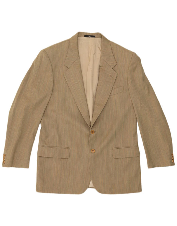 Valentino Ανδρική φόρμα 2 κουμπιών UK 42 XL W38 L28 Beige