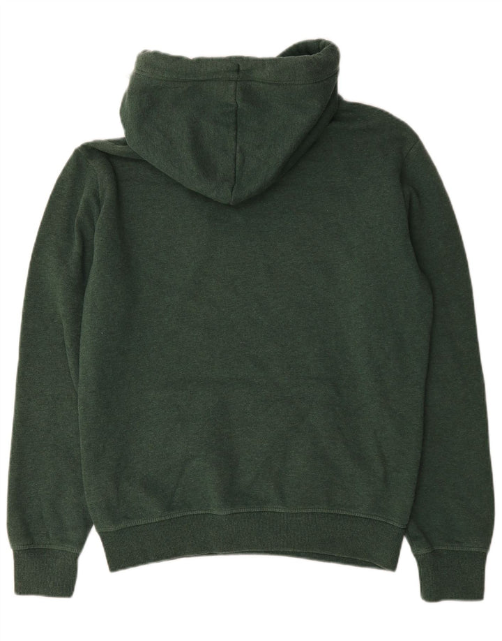 Superdry Ανδρικό μπλουζάκι με κουκούλα, μικρό πράσινο βαμβακερό