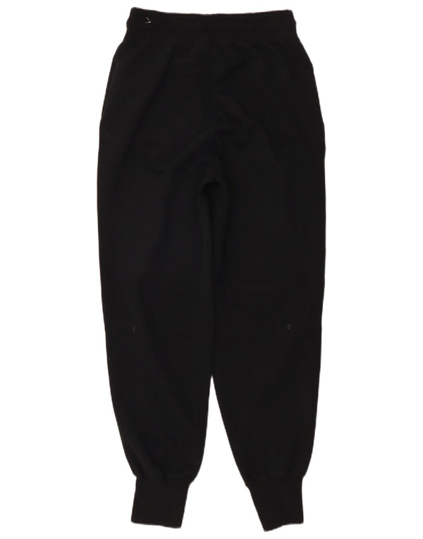 Nike Womens Tracksuit Trousers Joggers UK 4 XS  Black Cotton