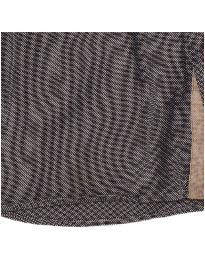 TOMMY HILFIGER Ανδρικό πουκάμισο με κανονική εφαρμογή XL Βαμβακερό με γκρι στίγματα