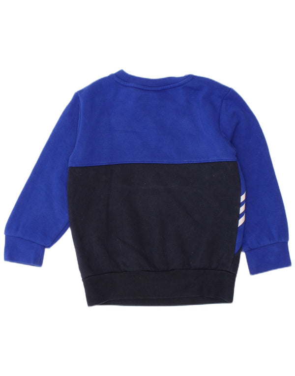 Γραφικό φούτερ ADIDAS Baby Boys Jumper 18-24 μηνών Μπλε χρώμα