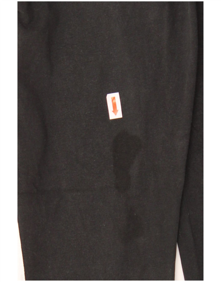 Γυναικείο κολάν ADIDAS στενή εφαρμογή UK 8/10 Μικρό μαύρο βαμβακερό