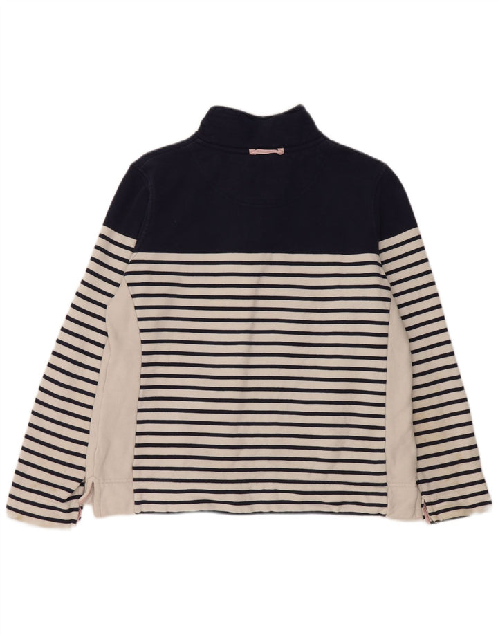 Crew Clothing Γυναικεία φούτερ Jumper UK 12 Medium Navy Blue ριγέ