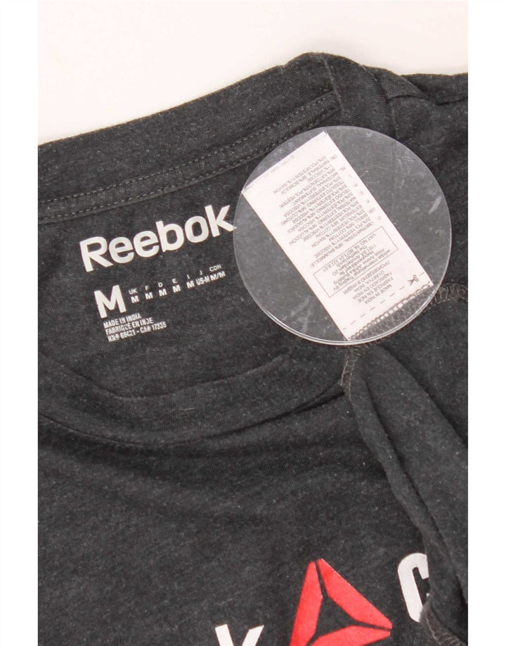 Ανδρικό γραφικό T-Shirt Reebok Top Μεσαίο γκρι βαμβακερό